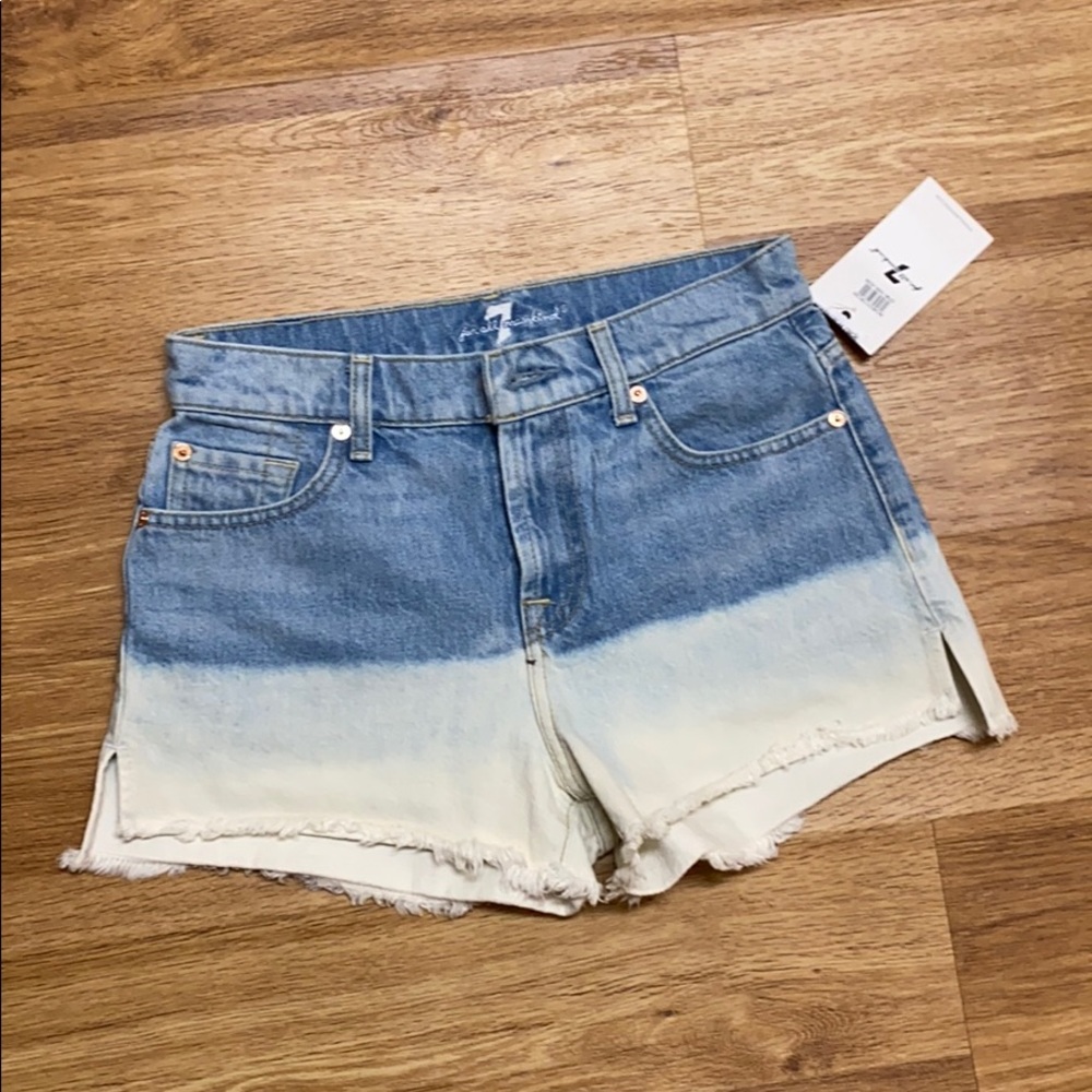 NWT 7 for All Mankind Jean Shorts